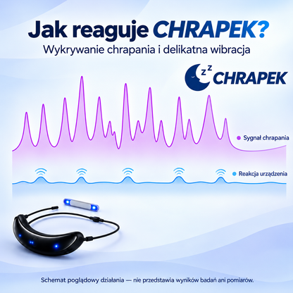 CHRAPEK — poglądowy schemat reakcji, nie wyniki badań