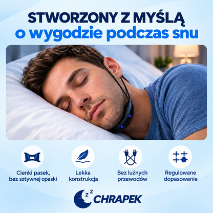 CHRAPEK — wygoda podczas snu i regulowane dopasowanie